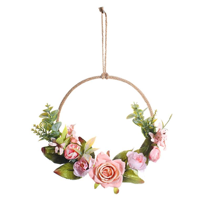 Artificial Hanging Garland Simulation Rose Peony Fake Flower For Home Living Room Bedroom Wall