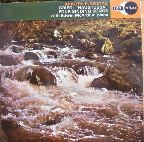 LP Record KIRSTEN FLAGSTADT - Grieg, Sinding Recital ECS623 DECCA 1971 UK Obi Classical Used