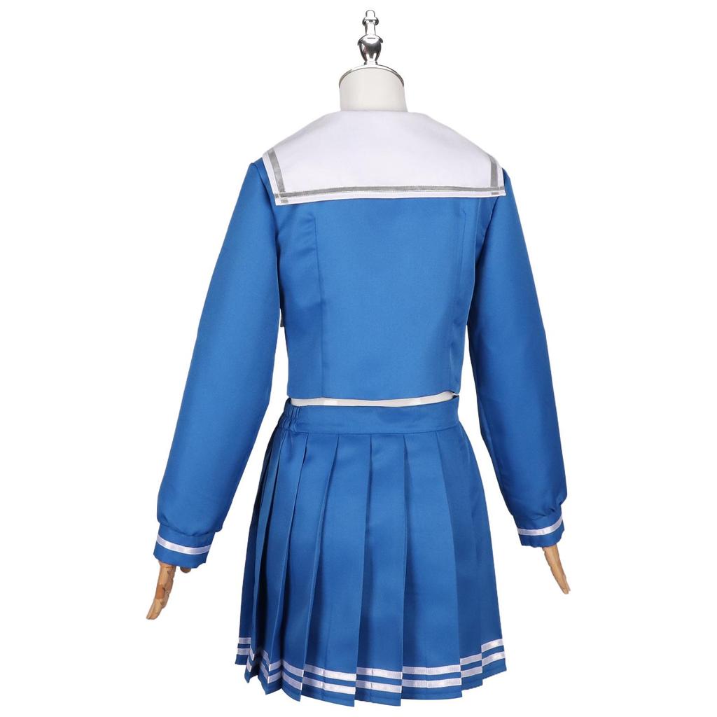 Wakaba Mutsumi Cosplay Stage Costume - Plaid Skirt JK Uniform Dress