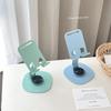 Adjustable Metal Phone & Tablet Holder - Foldable Stand for Desktop & Live Streaming