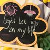 Board Desk Display To do List Reminder Board Mini Blackboard Wooden Easel Chalkboard With Stand