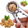 Portable Nut Crackers Metal Heavy Duty Walnut Cracker Opener Walnut Pliers Clips Nut Shelling Tools Household Kitchen Gadgets