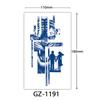 Herbal Tattoo Stickers, Juice Tattoo Stickers, Semi-Permanent English Letter Tattoo Stickers Tattoo