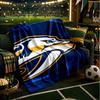 St. Louis Hockey Wurfdecke Flanelldecken Plüsch für Sofa Bett Geschenke für Männer Frauen Reise Picknickdecke Weihnachten Fan Geschenke