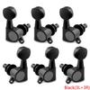 6pcs Guitar Tuning Pegs Tuner Machine Heads with Logo Tuning Peg Machine Head Black Guitar Accessories guitar tuning pegs