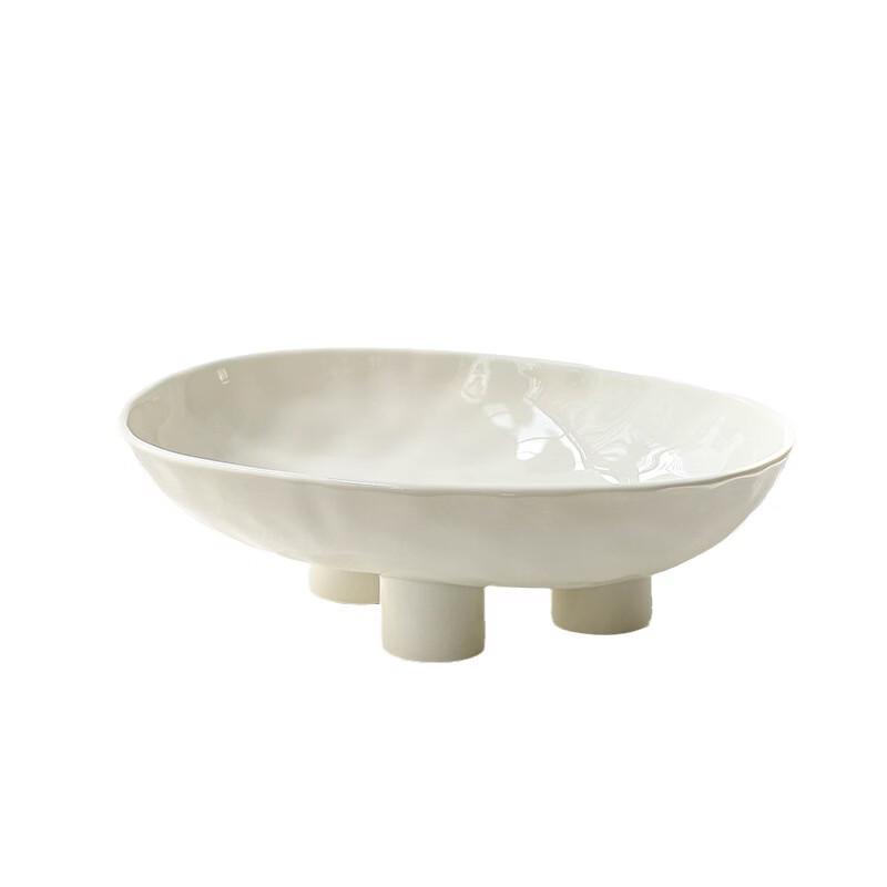 Modern Minimalist Ceramic Three-Legged Fruit Bowl