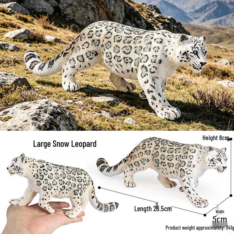 Siberian, Male, African, and White Tiger Cognitive Toy Set for Kids.
