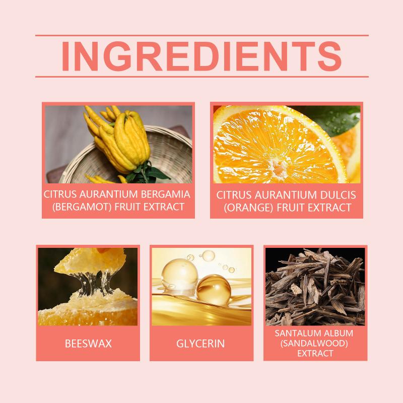 Couple Fragrance Solid Balm Improve Dryness Deep Moisturize Long Lasting Scent Daily Dating Portable Citrus Fragrance Cream