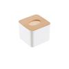 Square Tissue Box Holder Removable Wood Cover Paper Towel Dispenser Tissue Organizer  Home Use