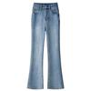 Spring 2025 Women's Petite High-Waisted Micro-Flare Slimming Pants