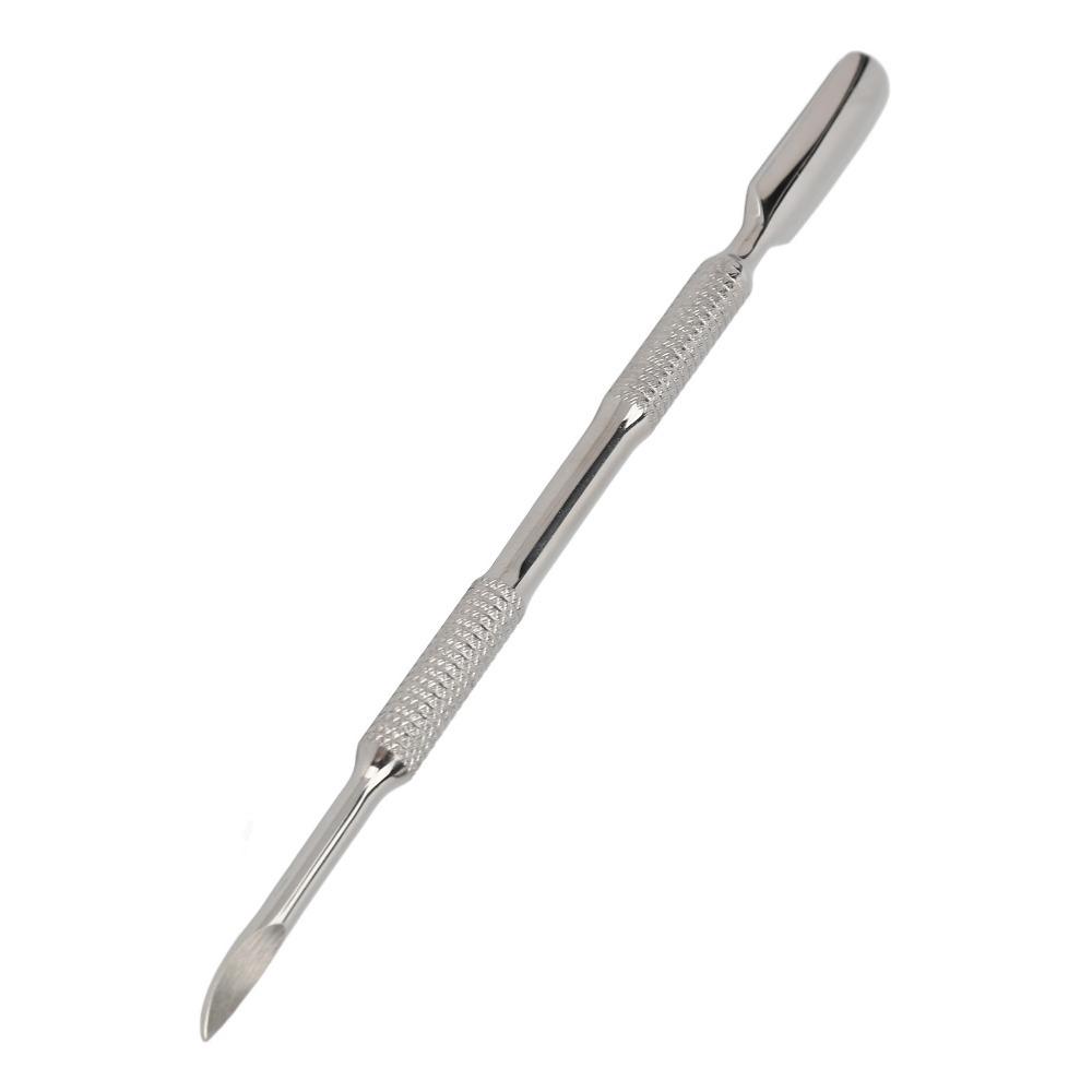 Stainless Steel Stainless Steel Cuticle Pusher Nail Cuticle Cleaner  Professional salon pedicure