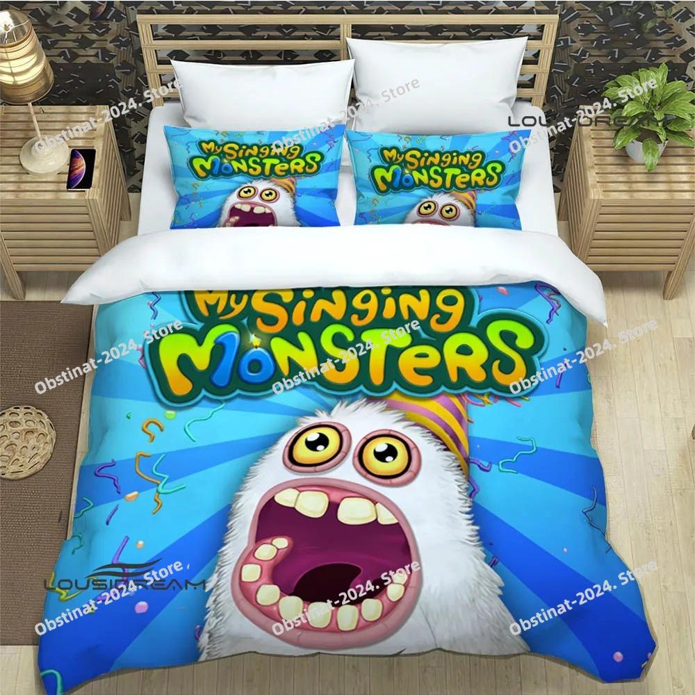 Game My Singing Monsters Bedding Sets exquisite supplies set duvet cover bed comforter set bedding set luxury birthday gift