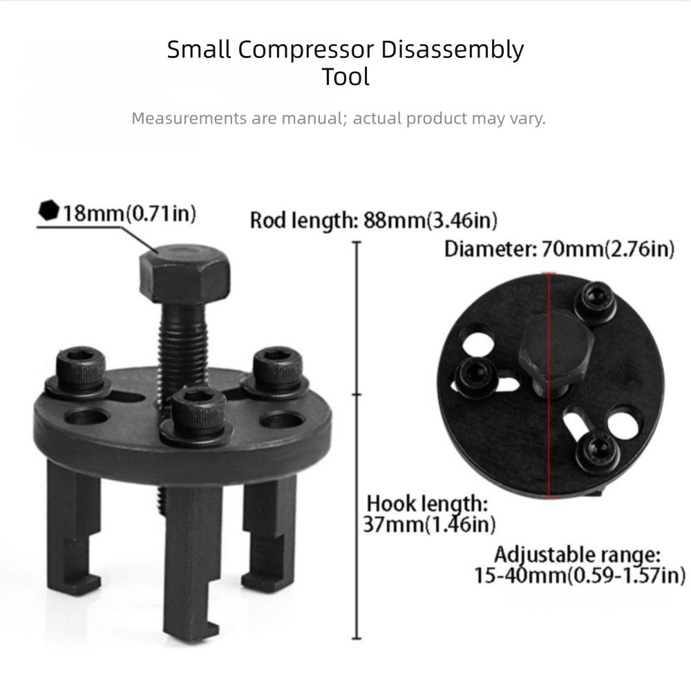 

Adjustable Capacity 15-55mm Compressor Clutch Removal Tool Car Air Conditioner Repair Circle
