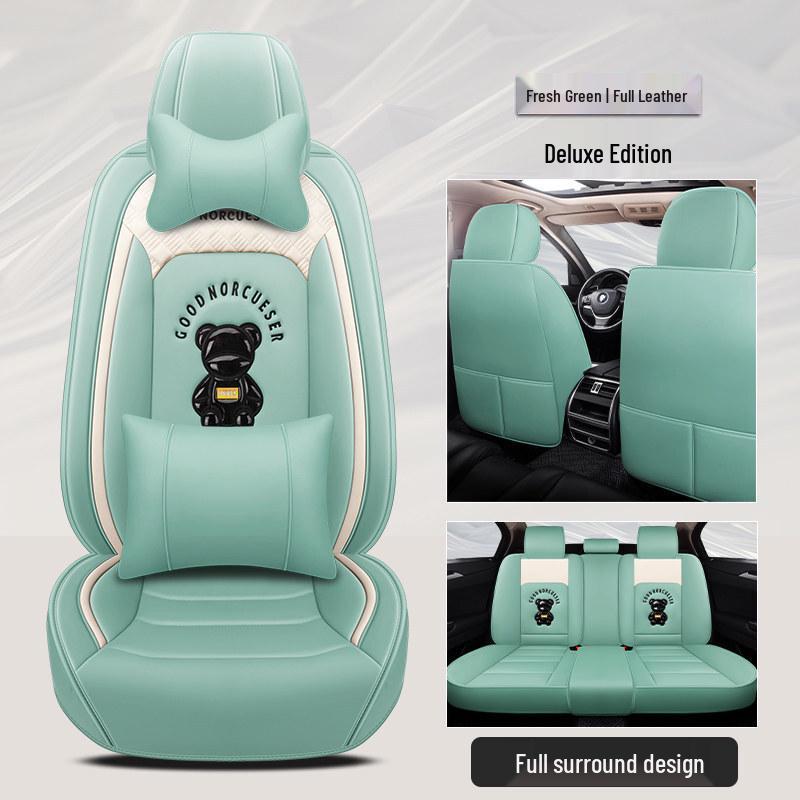 Ouzhi Goddess Cartoon Car Seat Cushion Cover - Universal Fit for All Seasons