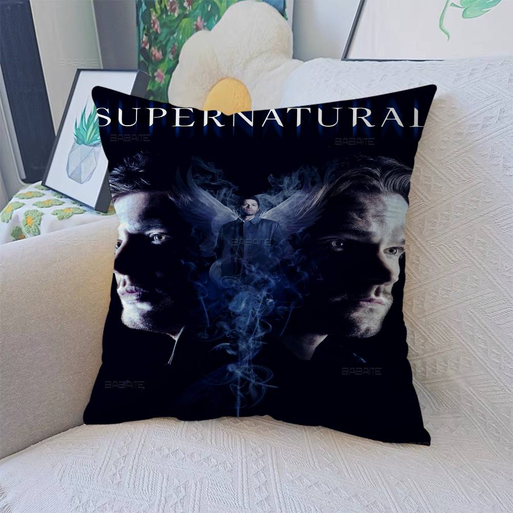 S-Supernatural TV Play Series Pillow Cover for Bedroom Room and Living Room Sofa Decorative Cushion Cover