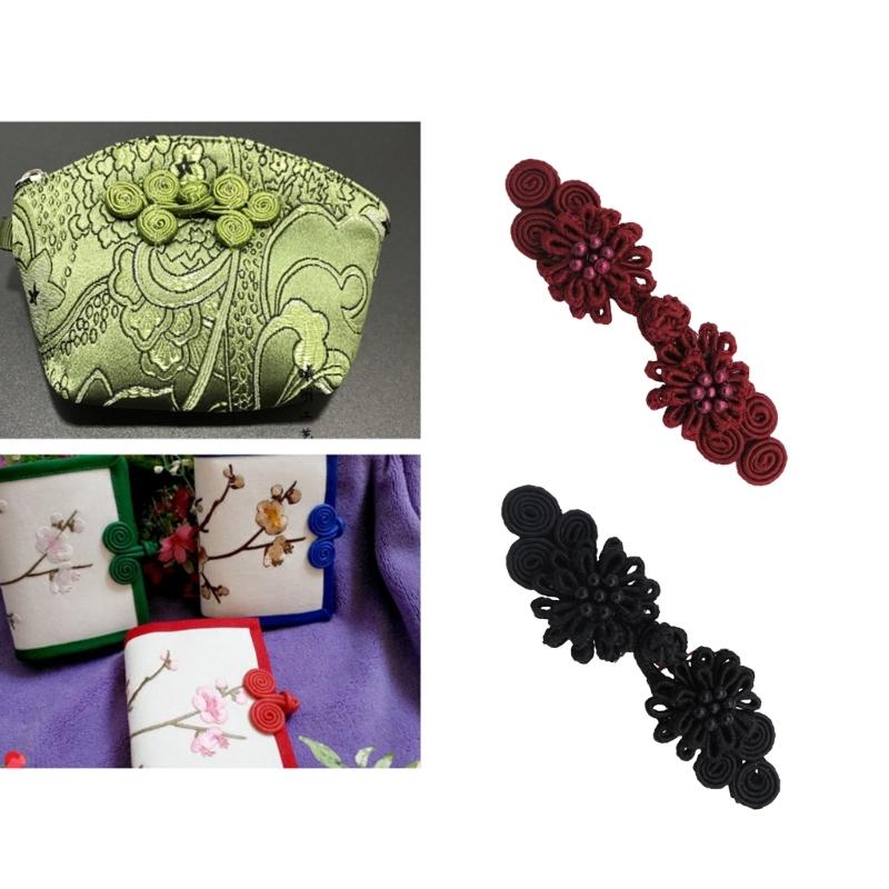 Chinese Traditional Button Sewing Crafted Frog Buttons Sew On for DIY Handcraft Cheongsam Embellishment