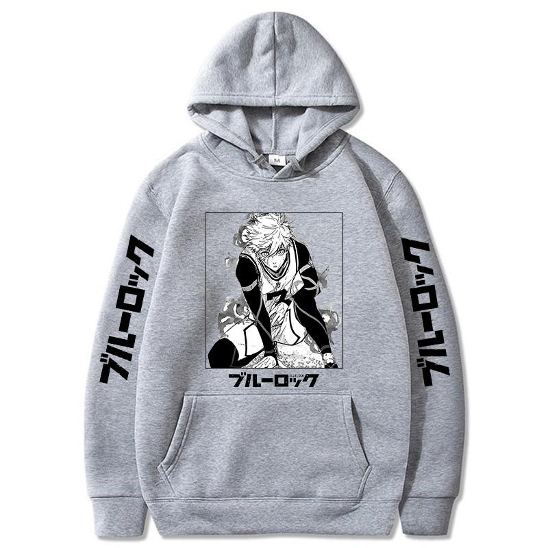 BLUE LOCK Anime Autumn Winter Men's Hoodies Boys Harajuku Girls Pullover Fancy Music Gift Loose Comfortable Sweatshirt