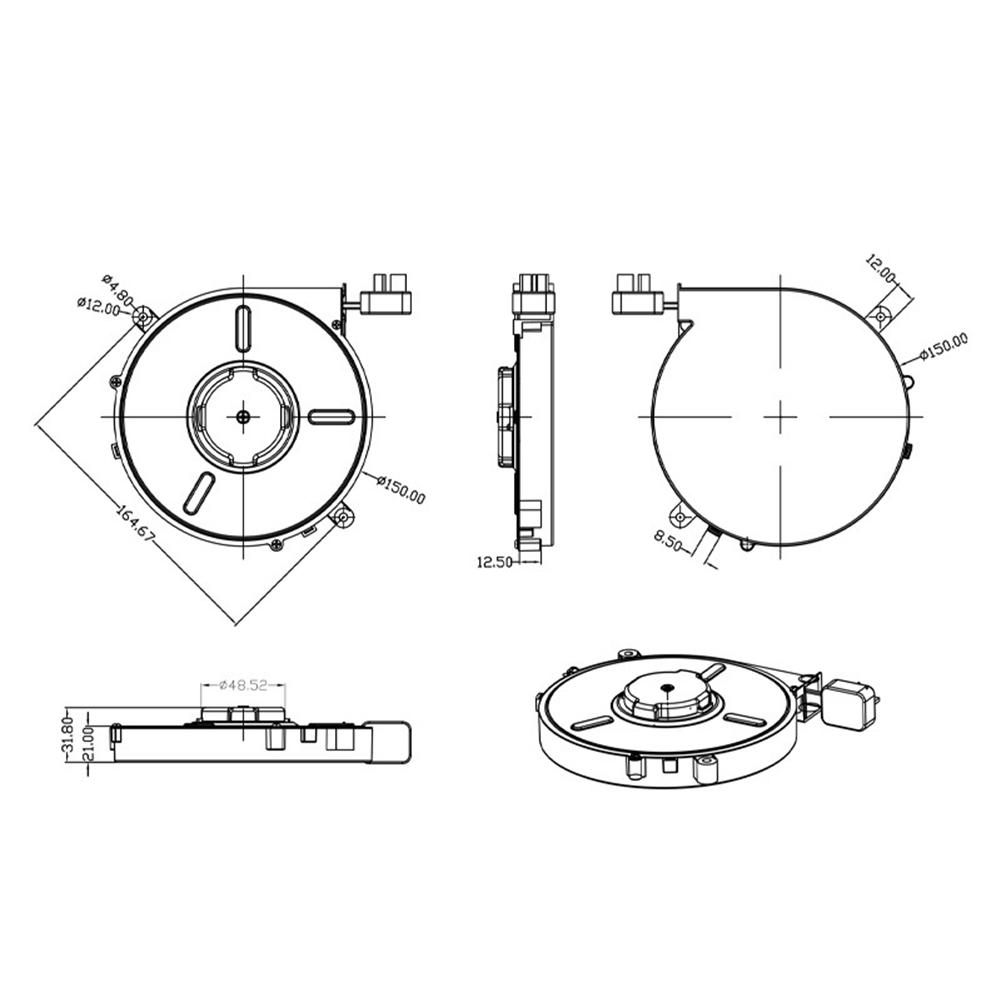 Automatic Retractable Power Reel Cable 220v Camping Wire Power Reel Cable Cover 1.8m Extension Retractable Cord Reel Power Cord