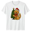 Golden Retriever Dog Christmas Dogs Holidays Unisexs TShirt Unisexs Tee Graphic Top