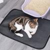 Cat Litter Mat Double-Layer Waterproof Urine Proof Trapping Scatter Control Trapping Litter Mat Water Resistant