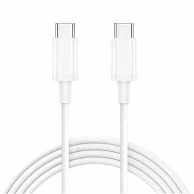 USB-C To USB-C Cable Compatible with iPhone 17 Pro, iPhone 17 Pro Max, iPhone 16, iPhone 16e - White 1M