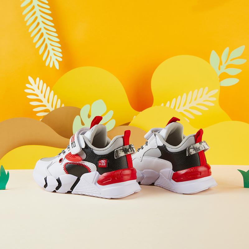 New Style Children's Sports Shoes Space Leather EVA Outsole Blue Yellow Red 26-36