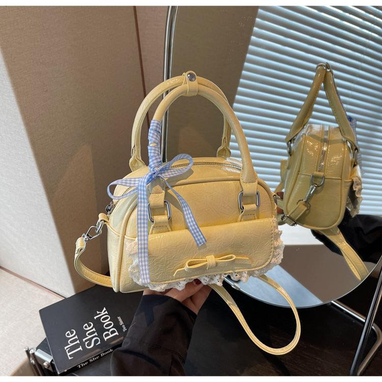 Portable Fashion Bow Pillow Bag 2025 Summer Versatile Shoulder Bag Premium Messenger Bag Bag