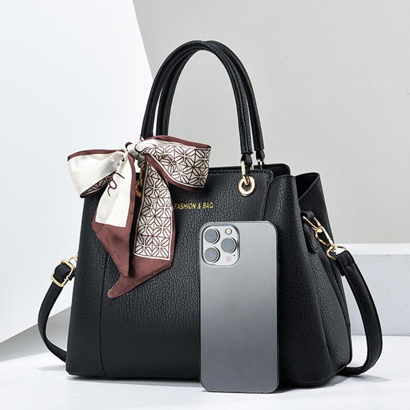 Damen 2025 Neue Mode Explosionen Schultertasche Großvolumige PU Wasserdicht Mehrfach-Taschen Sandwich Reißverschluss Handtasche