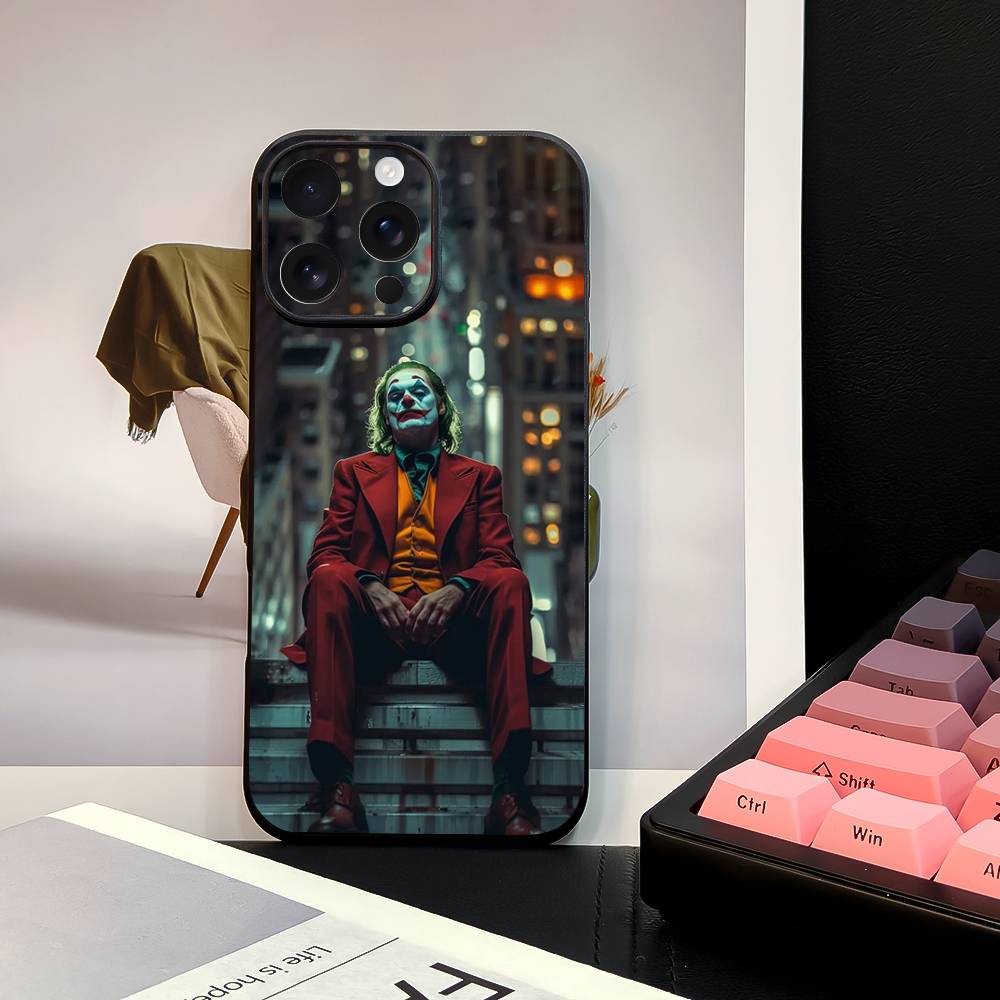 1PC Anime Joker Cool Phone Case For iPhone 16 15 14 13 12 17 PRO MAX PLUS Mini TPU Soft To Skin-friendly Case