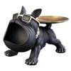 Decoration entrance porch home light luxury French pitbull shoe cabinet dog decoration