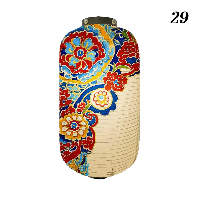 Oriental Style Festival Cloth Lanterns Antique Phoenix Printed Lantern Sushi Cuisine Advertising Sign Party Decoration Ornaments