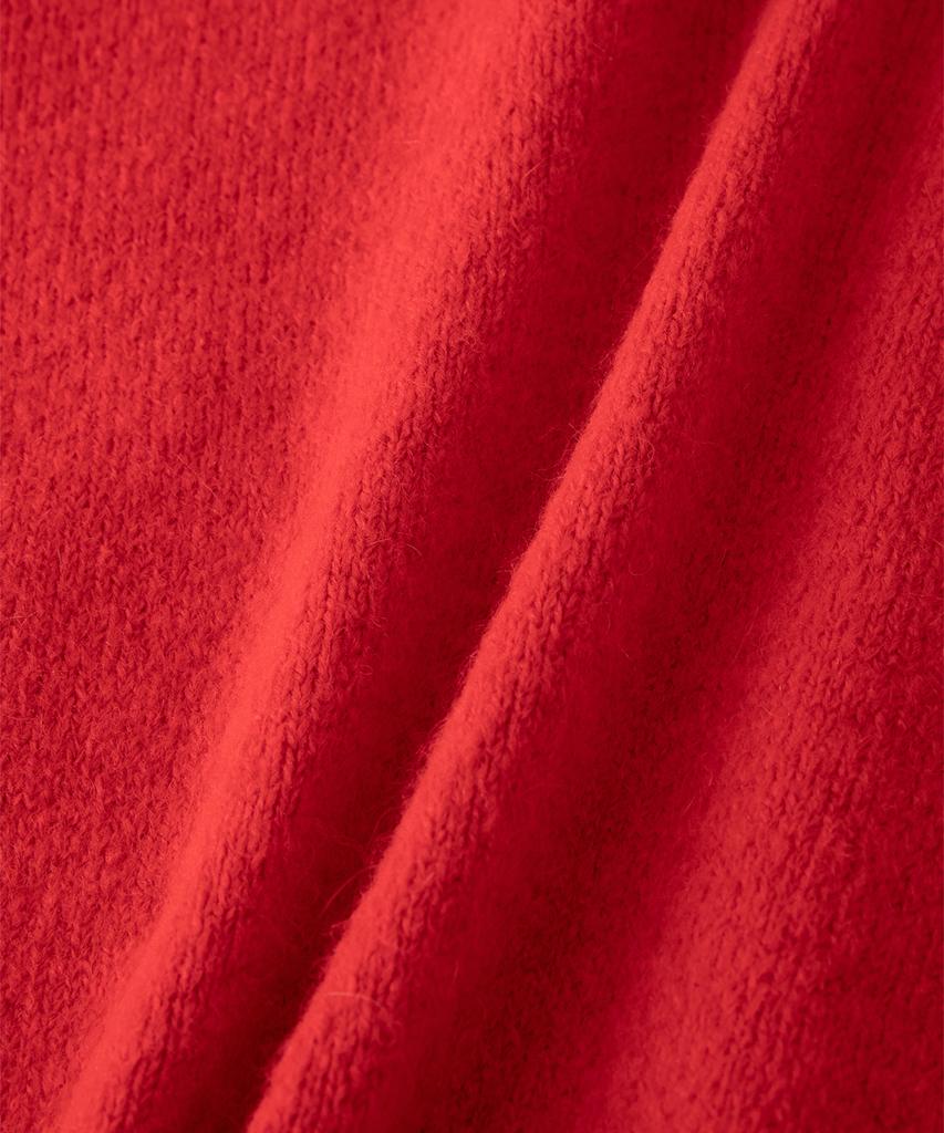 Sseomweeobeoteo Manon Alpaca Cardigan - Red