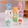 New 3D Flocking DIY Blind Box with Cute Resin Doll Ornaments