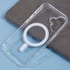 For iPhone 17 Magnetic Case Acrylic+TPU Clear Phone Cover