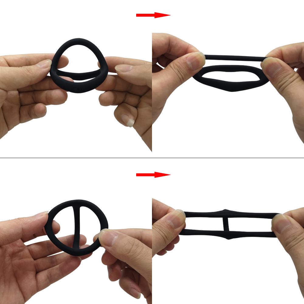 Male Sperm Locking Ring Delay Ejaculation Toy Penis Ring Prolongs Sex Time