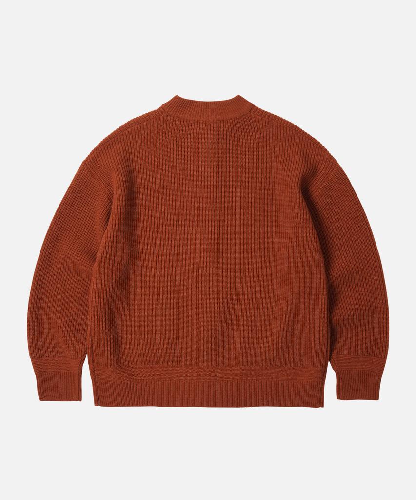 Frizmworks Wool Deck Zip Up Cardigan _ Brick