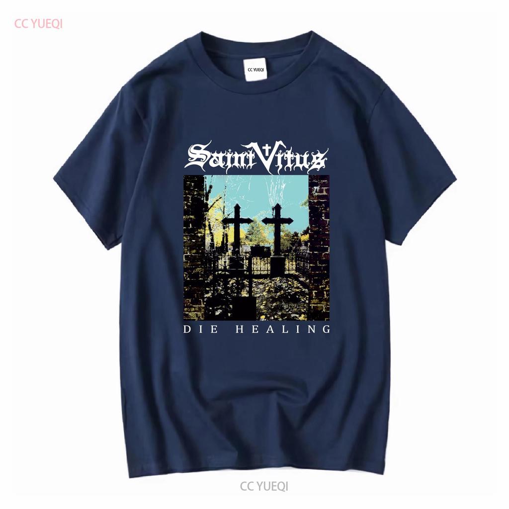 SAINT VITUS BLACK DIE HEALING T Shirt Full Size S To 5XL TP486 Long or Short Sleeves Vintage Washed Homme Stretched Soft