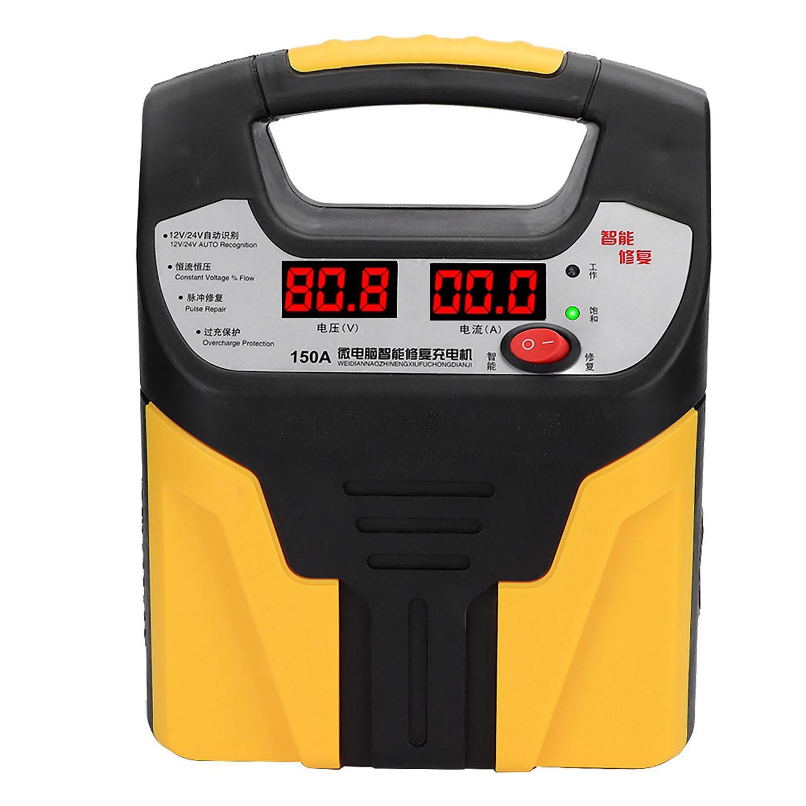 

12 В 24 В 360 Вт Универсальное Автомобильное Мотоциклетное Интеллектуальное Импульсное Ремонтное ЖК-зарядное устройство для аккумуляторов