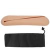 Travel Makeup Brush Holder Professional Portable Soft Silicone Cosmetic Brush Storage Bag Organizer Khaki