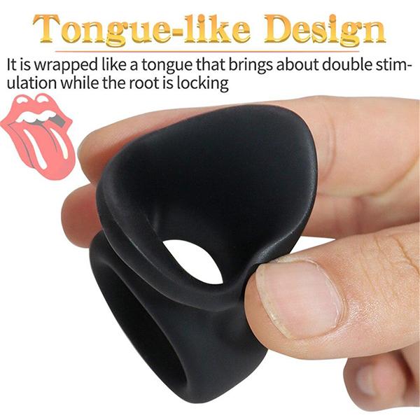 Reusable Penis Ring Scrotum Bondage Cock Ring Sex Toy Men's Chastity Cage Testicle Bondage Lock Ring Adult Sex Shop