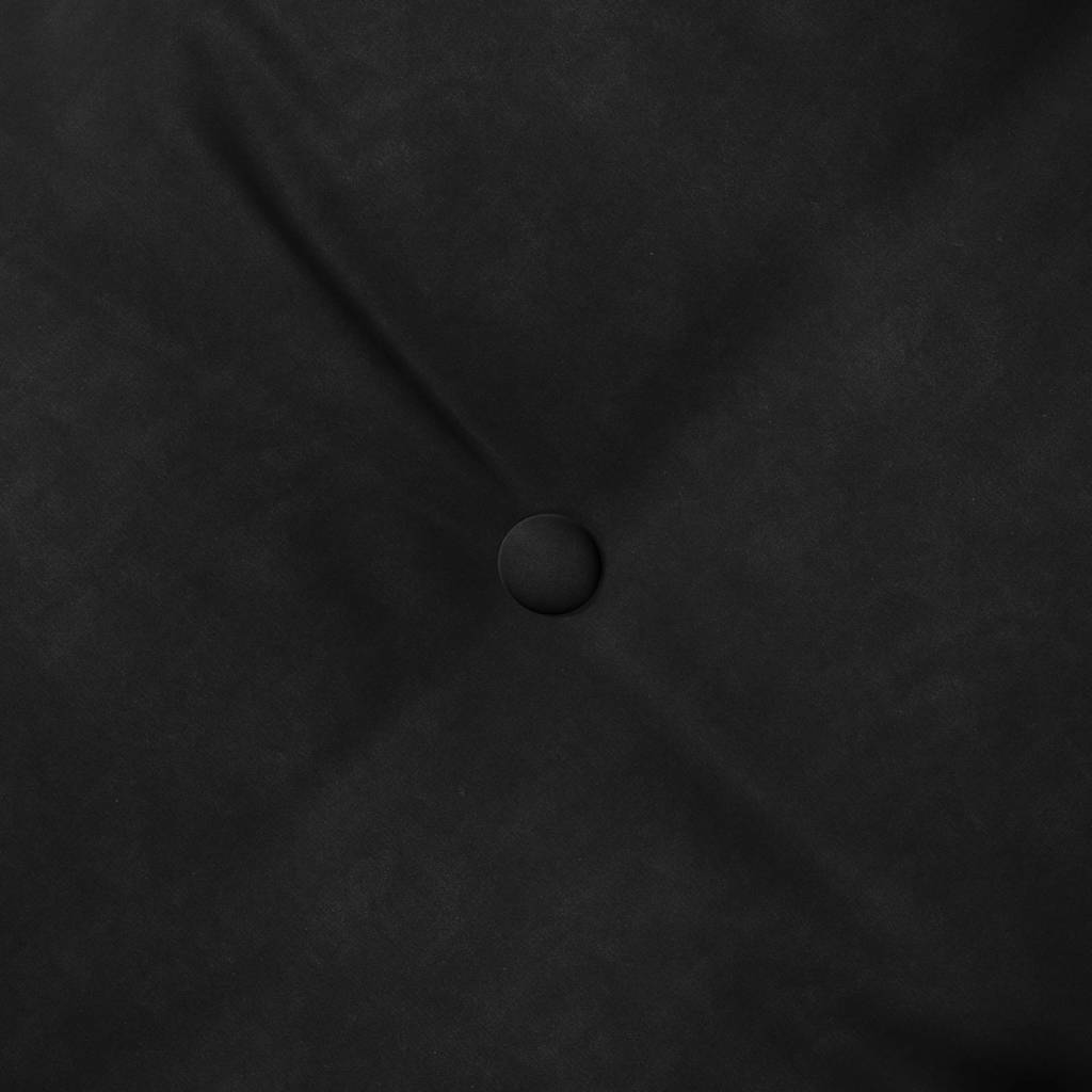 Back Cushion Black 160 x 50 cm Cord Fabric