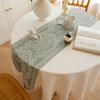 Imitation Cotton And Linen Fabric Tablecloth Simple Modern High-End Dining Table Cloth Coffee Table Cloth Round Table Cloth Long Tablecloth Cover