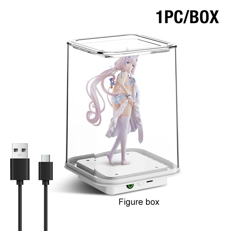 

Storage Display Rack Dustproof Transparent Building Blocks Large Handheld Doll Display Cabinet Labubu Display Box белый