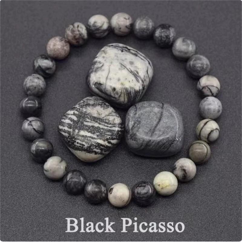Amethyst Bracelet Crystal Stone Beads for Women Jewelry Accessory