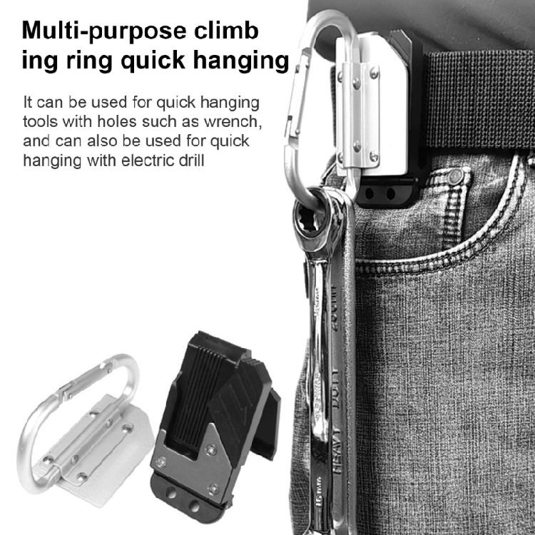 Boremaskinholder Belteklips Krok Hylstre for Batteridrevet Boremaskin Målebånd Rask Tilgang Elektrisk Boremaskin Klips på Belte