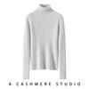 Women's High Neck 100% Pure Cashmere Sweater - Thickened, Slimming, Warm Knit Base Layer