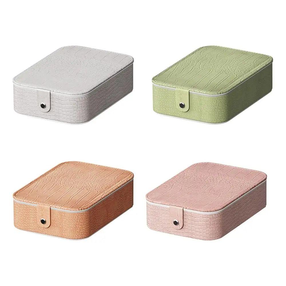 Multi-functional Cosmetics and Jewelry Box Three-color Light LED Makeup Mirror Studio