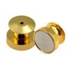 Deluxe Magnetic Badge Name Tag Brooch with Flat Head Rotating Buckle for Hats and Refrigerators