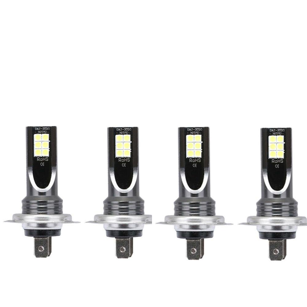 Car H7 Led Headlight Bulb High Power Car Lights Super Bright Car Fog Light Bulbs Auto High Low Beam 6500k White Led Lights 12V