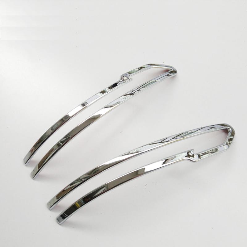 Side Mirror Strip Cover Trim for Nissan Navara Np300 2015 2016 Abs Chrome Car Styling Stickers Auto Accessories & Part 2 Pcs